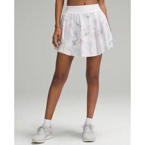 Lululemon Womens 4 Court Rival HR Skirt Pastel Multicolor Size 4 LW8ADJT